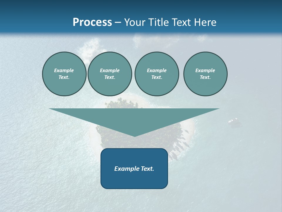 Heart Reef Love PowerPoint Template