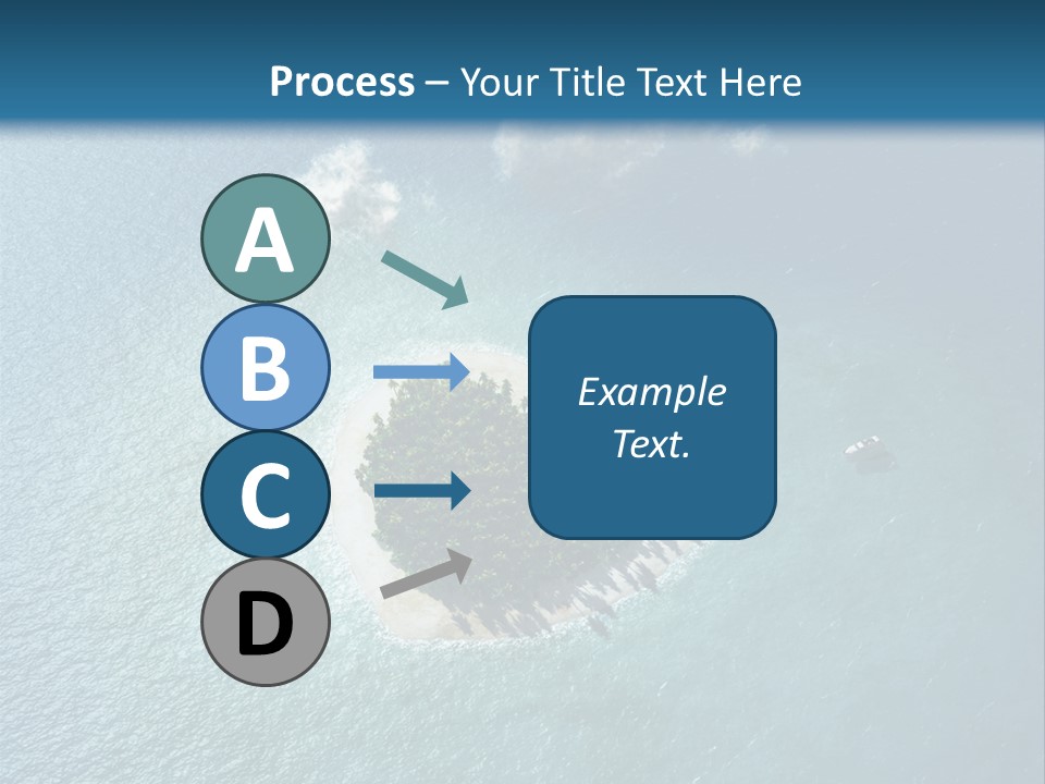 Heart Reef Love PowerPoint Template