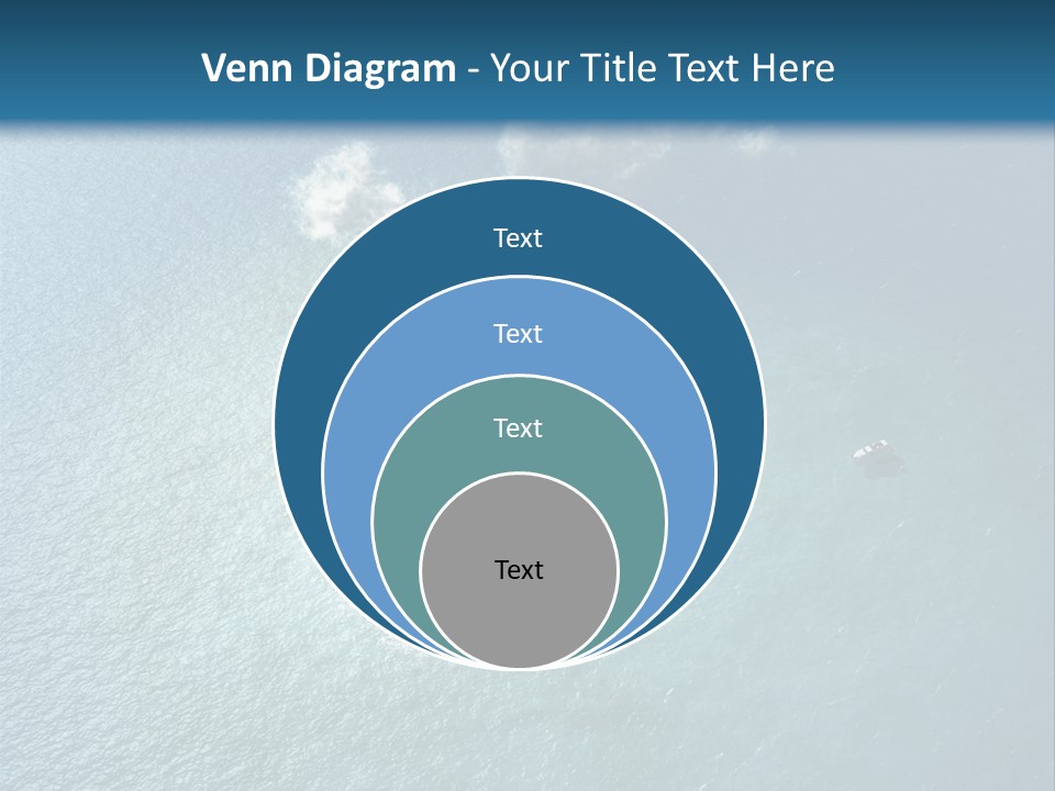 Heart Reef Love PowerPoint Template