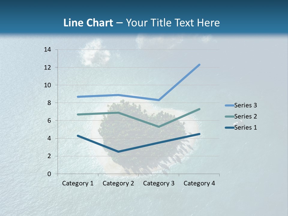 Heart Reef Love PowerPoint Template