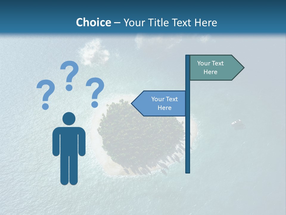 Heart Reef Love PowerPoint Template