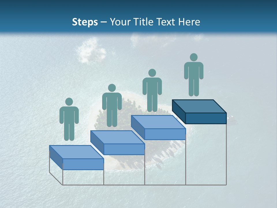 Heart Reef Love PowerPoint Template