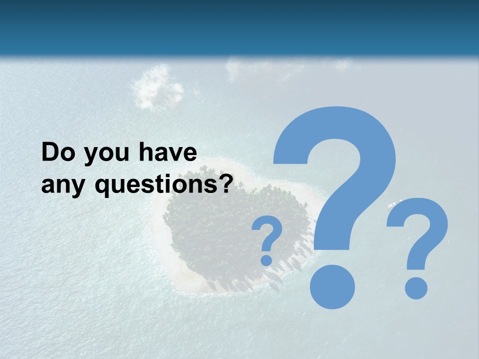 Heart Reef Love PowerPoint Template