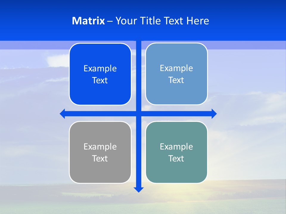 Summer Plant Sunny Day PowerPoint Template