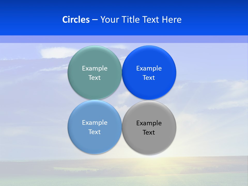 Summer Plant Sunny Day PowerPoint Template