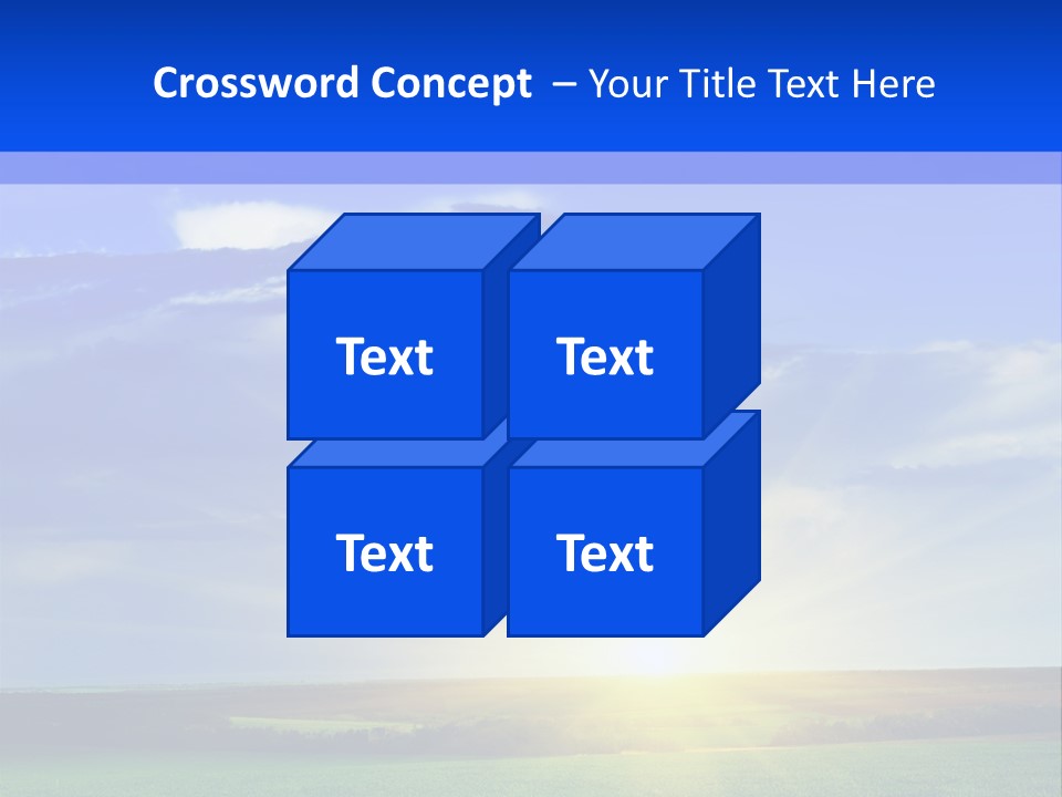 Summer Plant Sunny Day PowerPoint Template