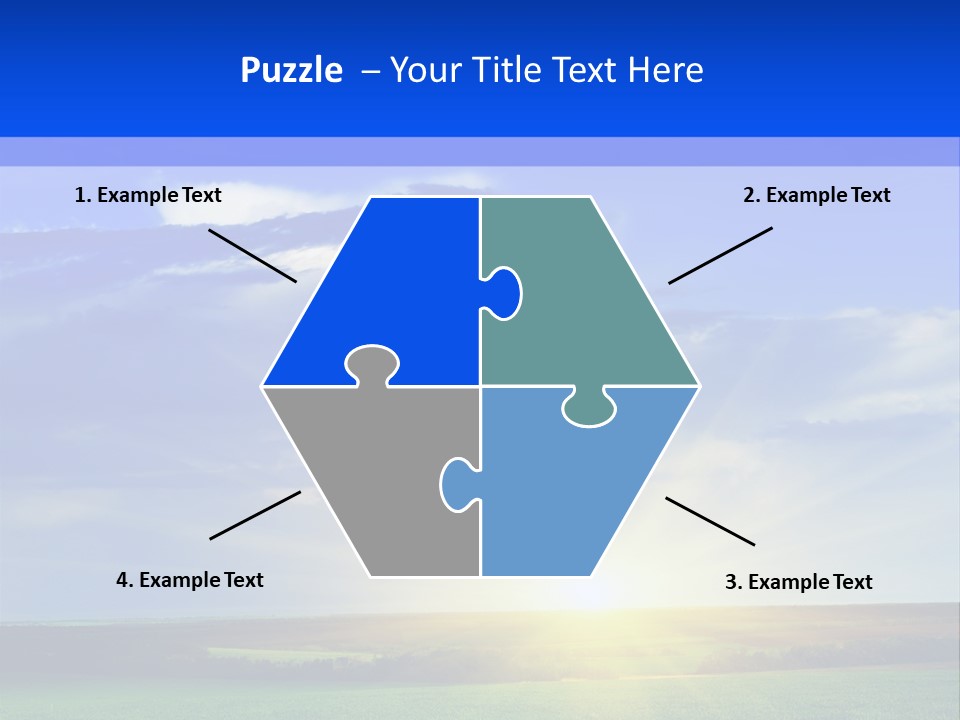 Summer Plant Sunny Day PowerPoint Template