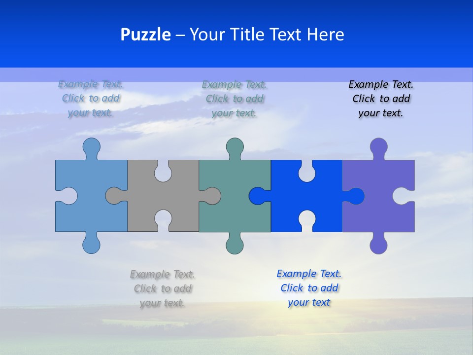 Summer Plant Sunny Day PowerPoint Template