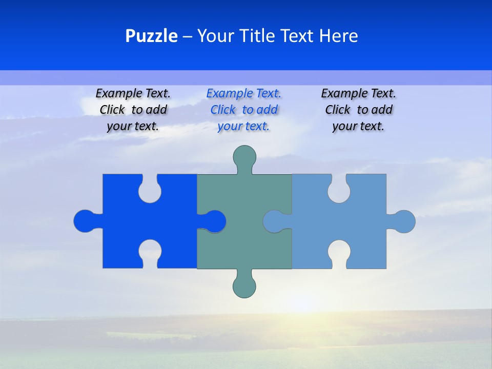 Summer Plant Sunny Day PowerPoint Template