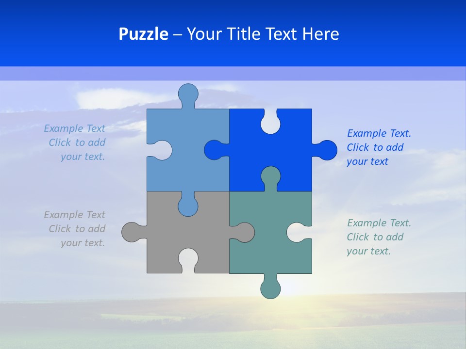 Summer Plant Sunny Day PowerPoint Template