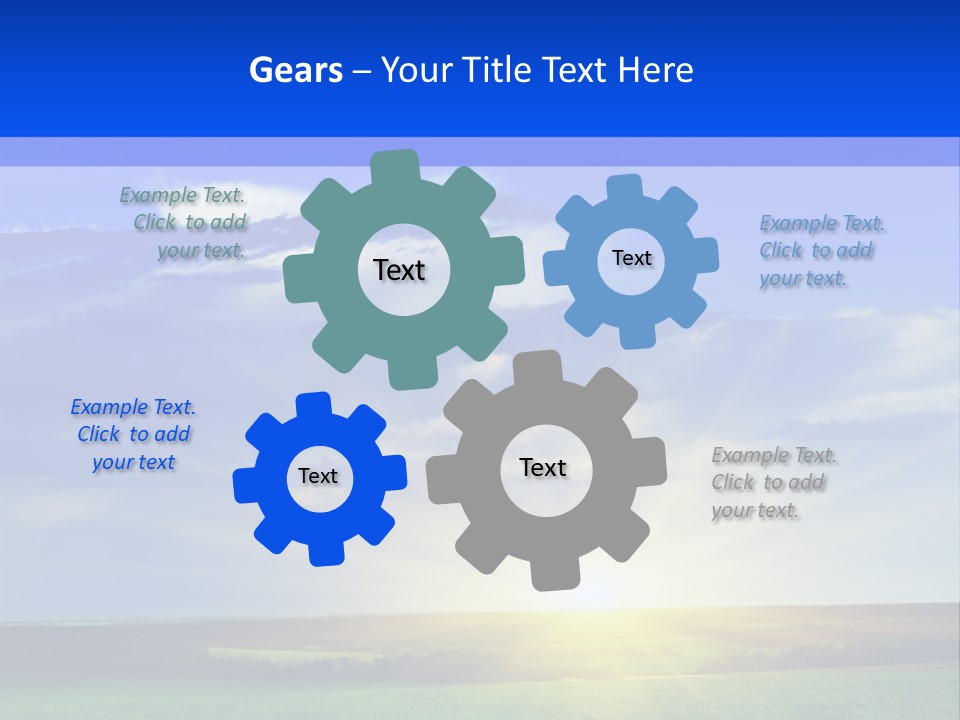 Summer Plant Sunny Day PowerPoint Template
