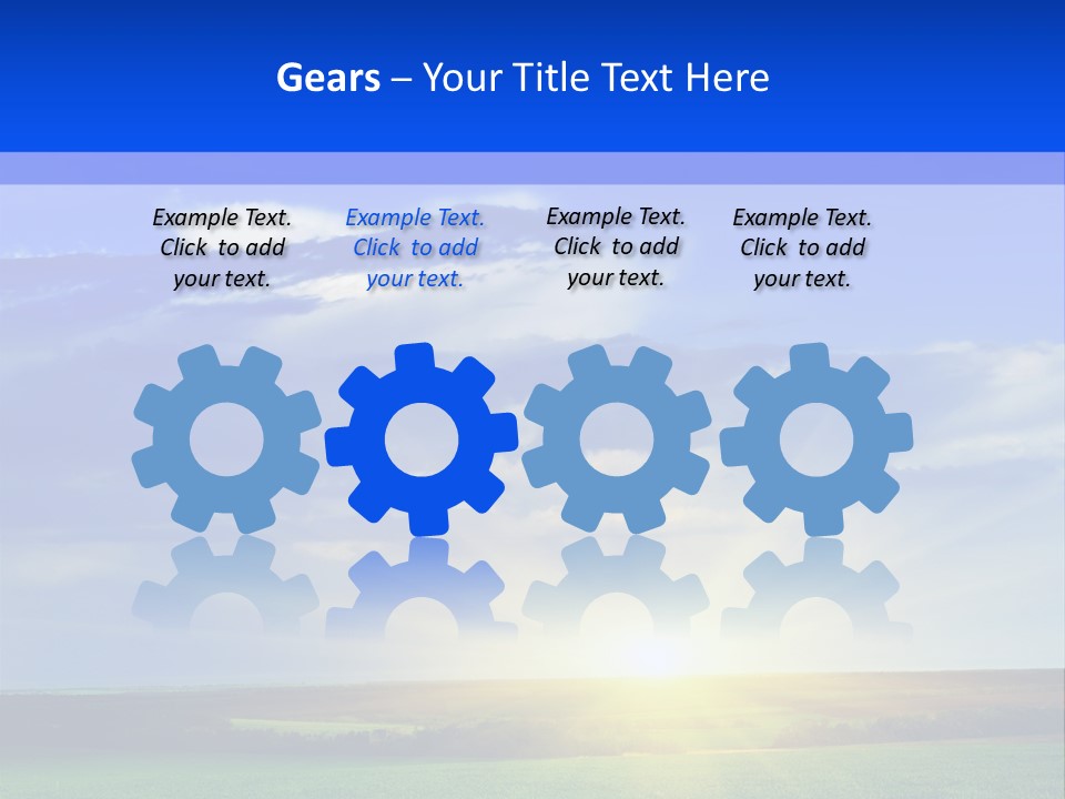 Summer Plant Sunny Day PowerPoint Template