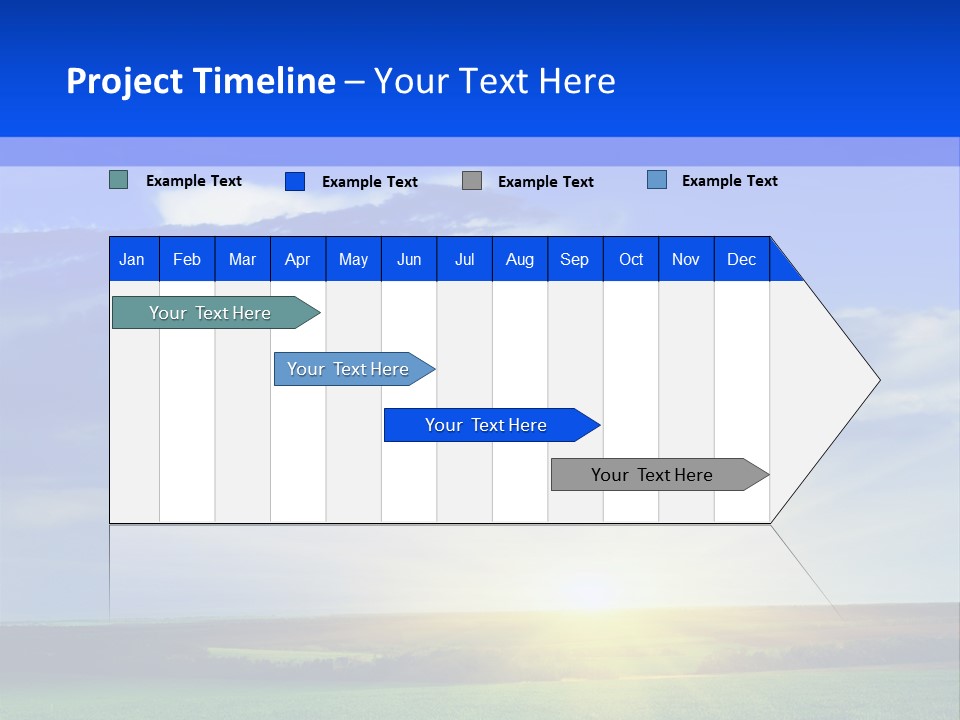 Summer Plant Sunny Day PowerPoint Template