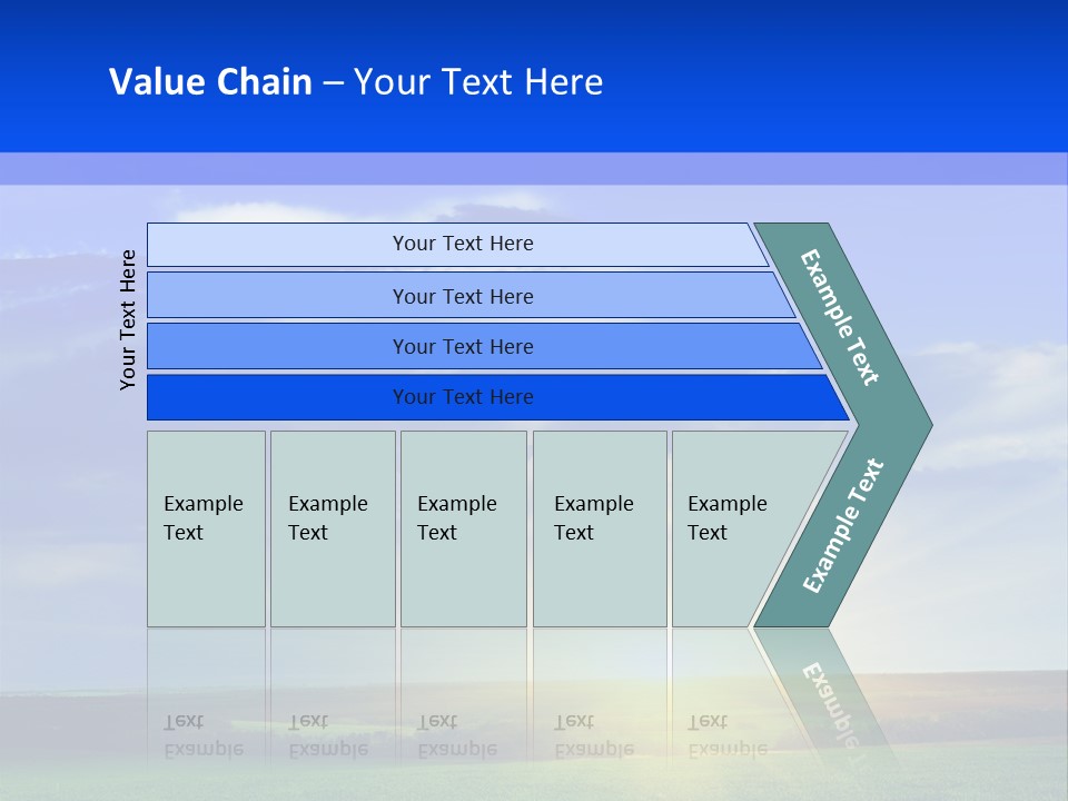 Summer Plant Sunny Day PowerPoint Template