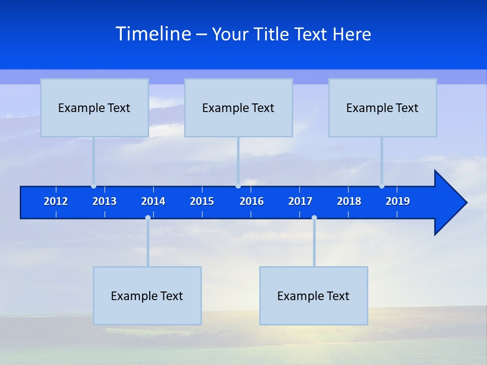 Summer Plant Sunny Day PowerPoint Template