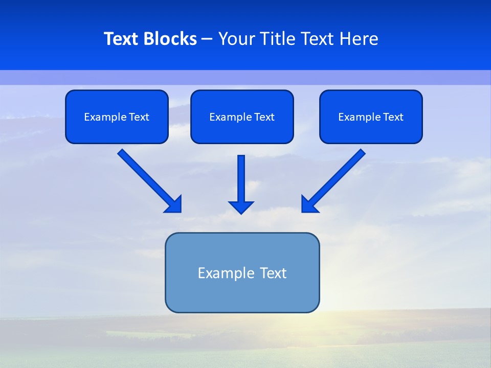 Summer Plant Sunny Day PowerPoint Template