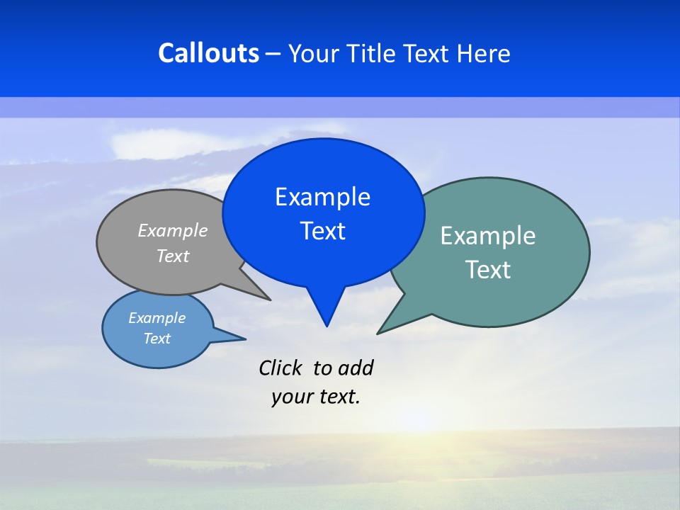 Summer Plant Sunny Day PowerPoint Template