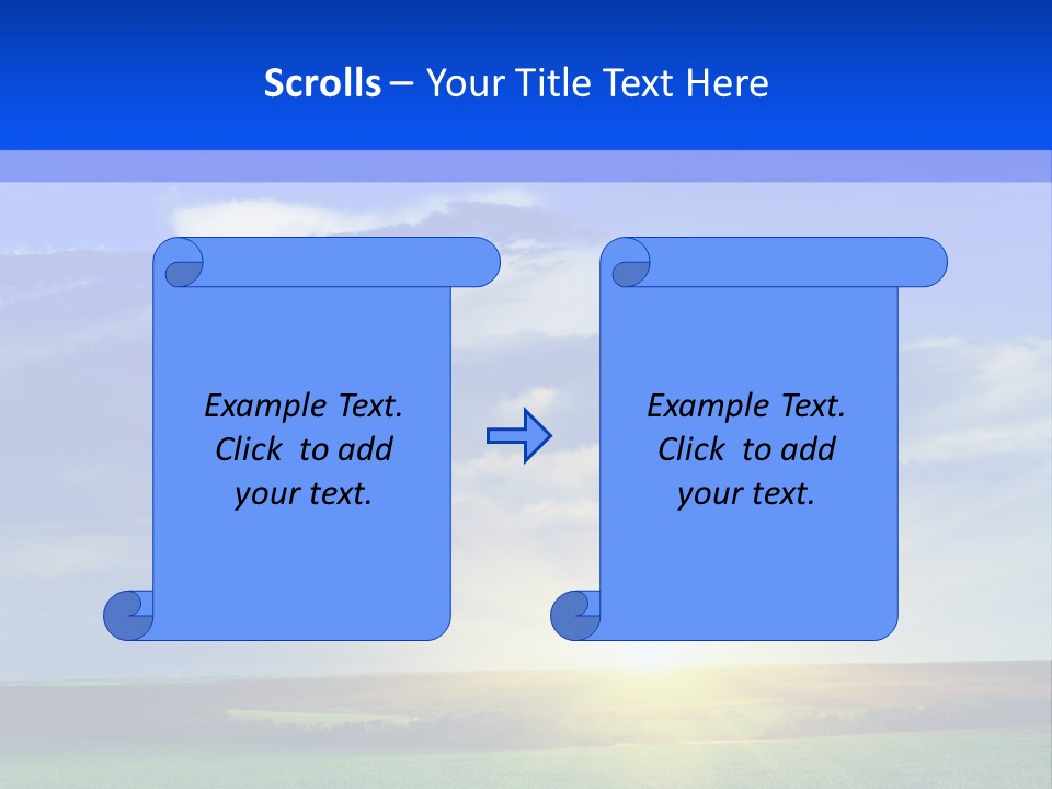 Summer Plant Sunny Day PowerPoint Template
