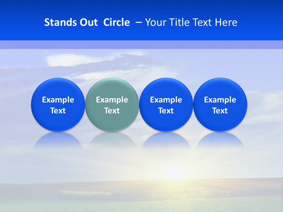 Summer Plant Sunny Day PowerPoint Template