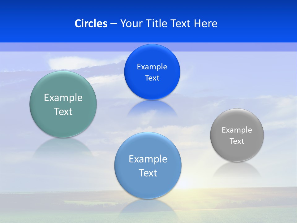 Summer Plant Sunny Day PowerPoint Template