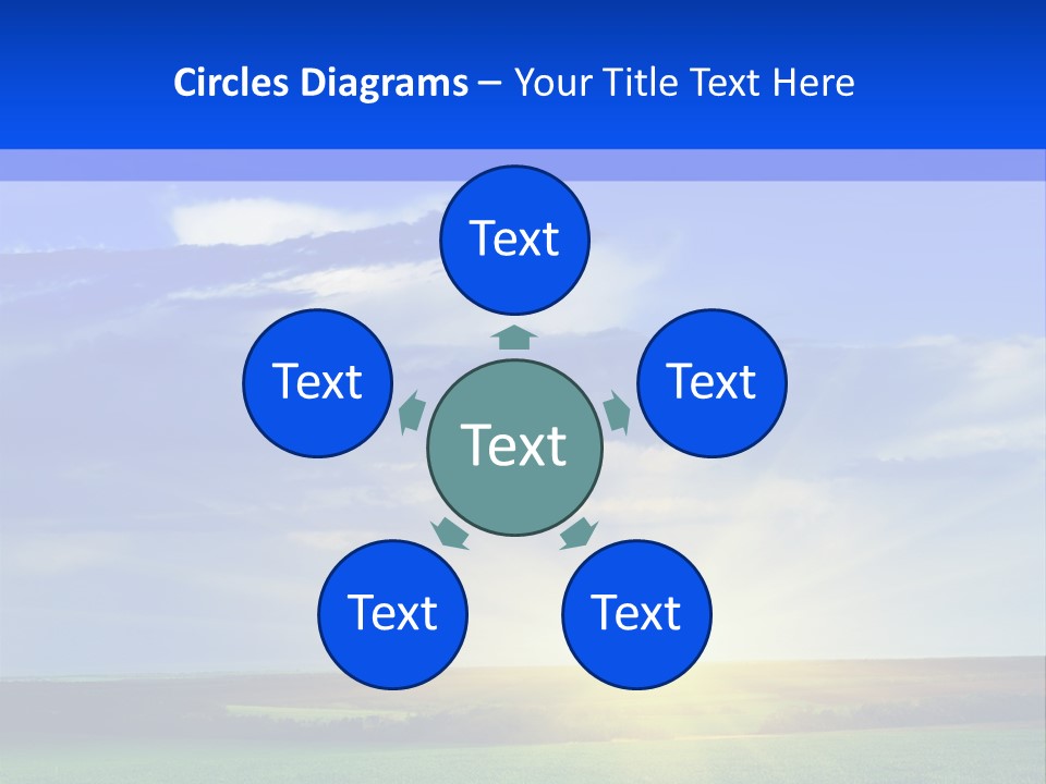 Summer Plant Sunny Day PowerPoint Template