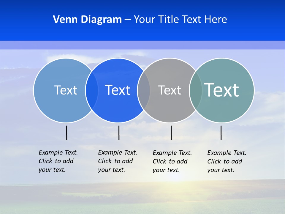 Summer Plant Sunny Day PowerPoint Template