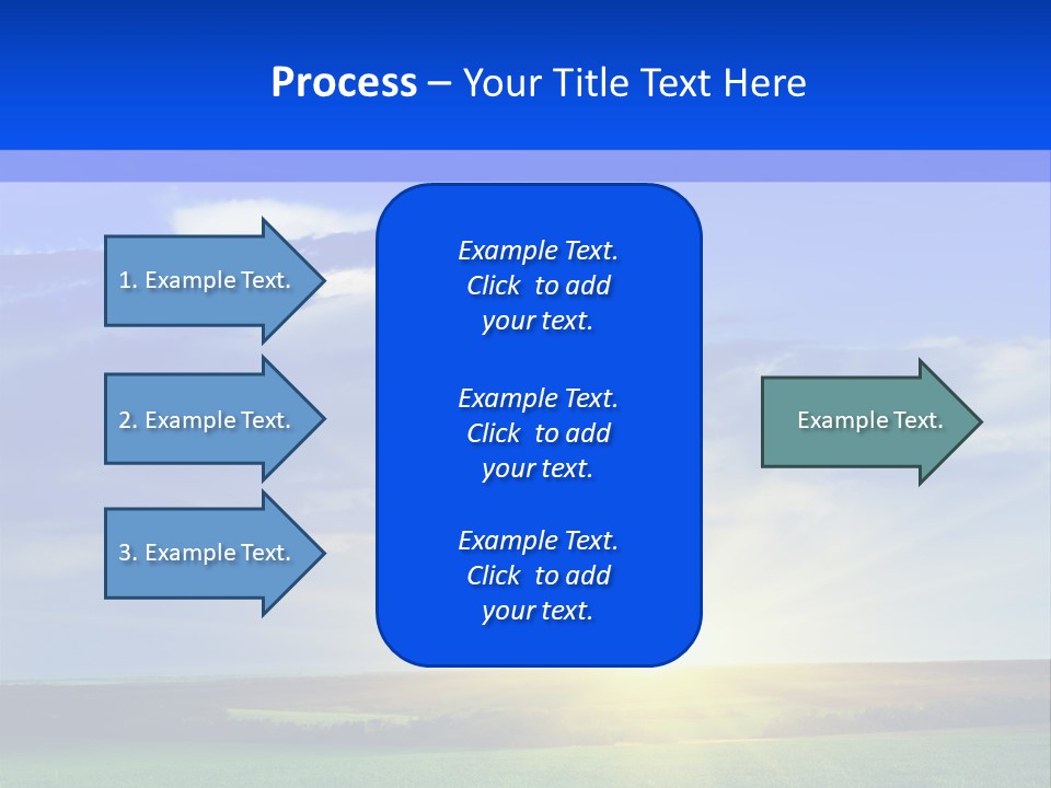 Summer Plant Sunny Day PowerPoint Template