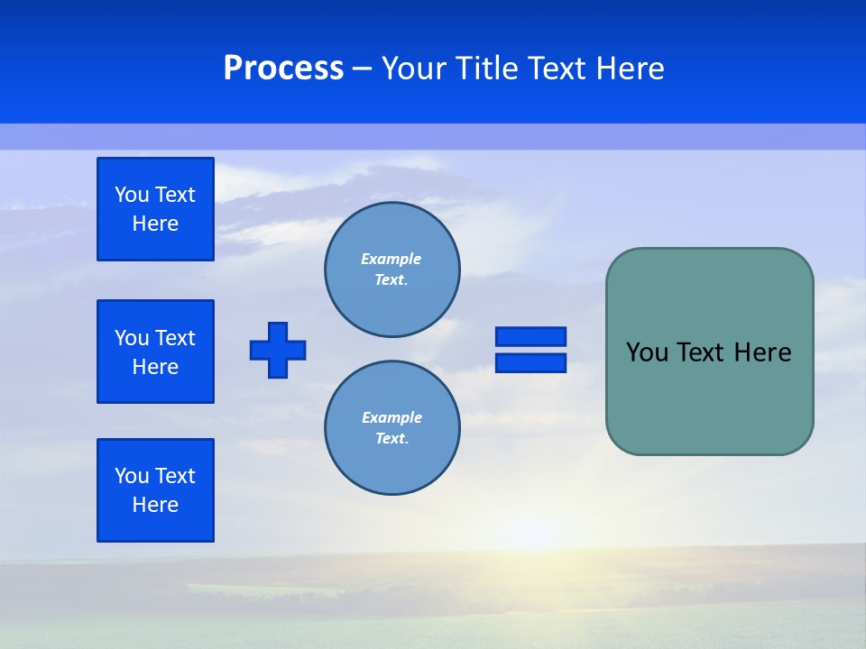 Summer Plant Sunny Day PowerPoint Template