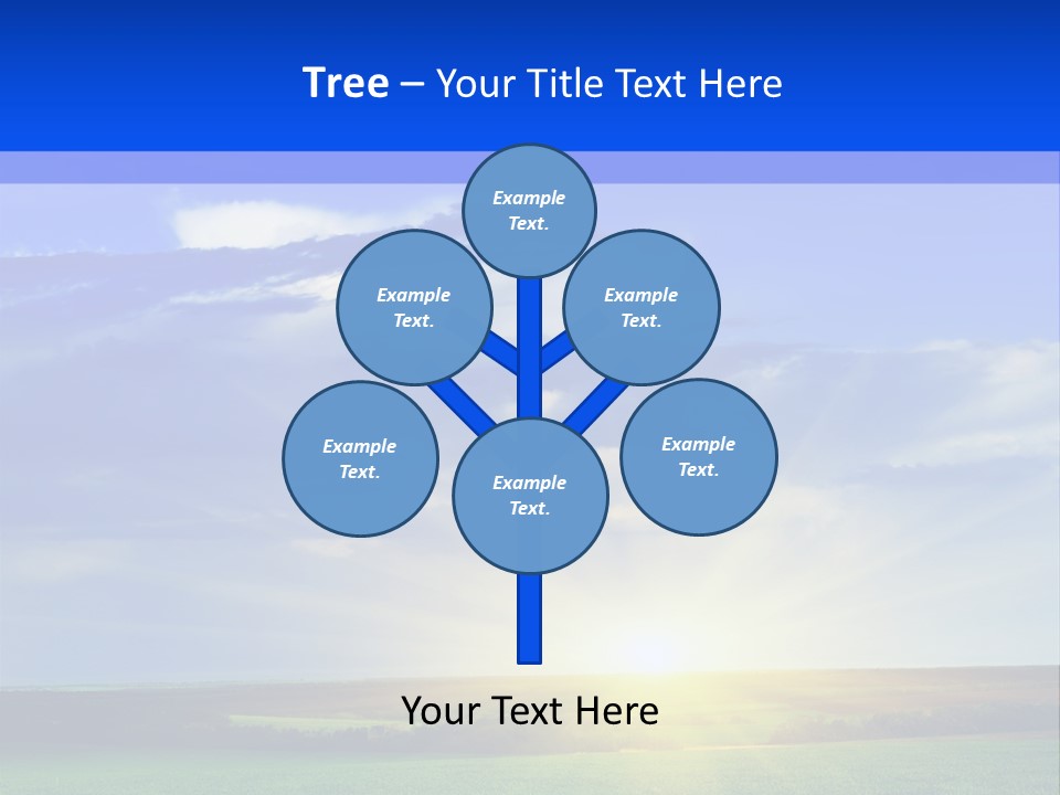 Summer Plant Sunny Day PowerPoint Template