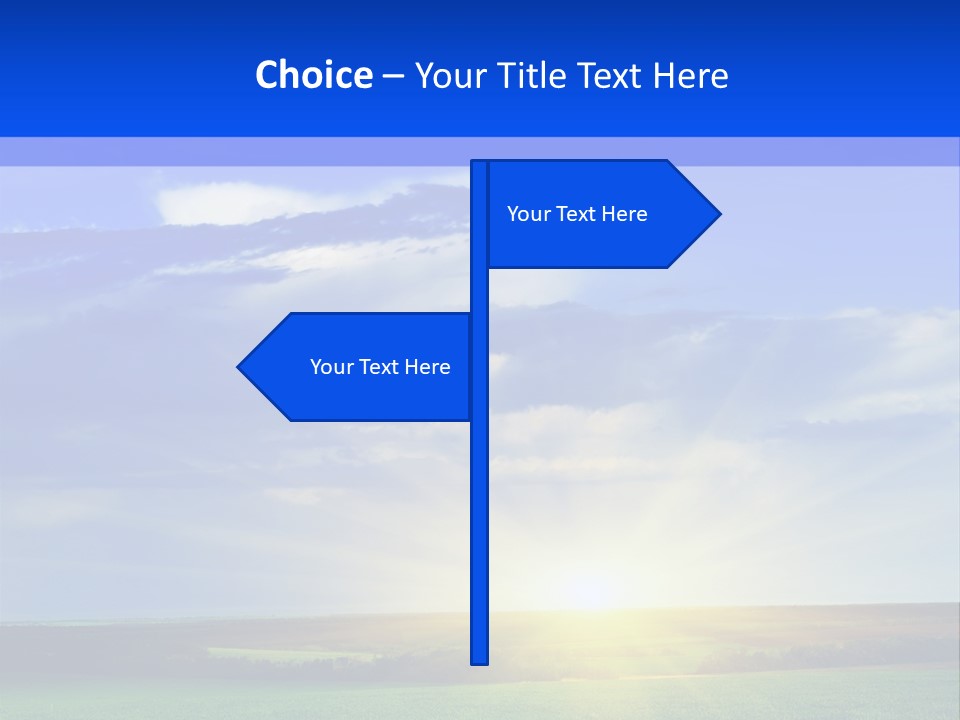 Summer Plant Sunny Day PowerPoint Template