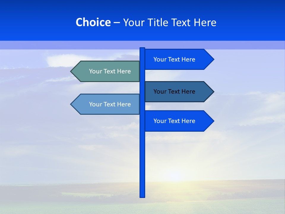 Summer Plant Sunny Day PowerPoint Template