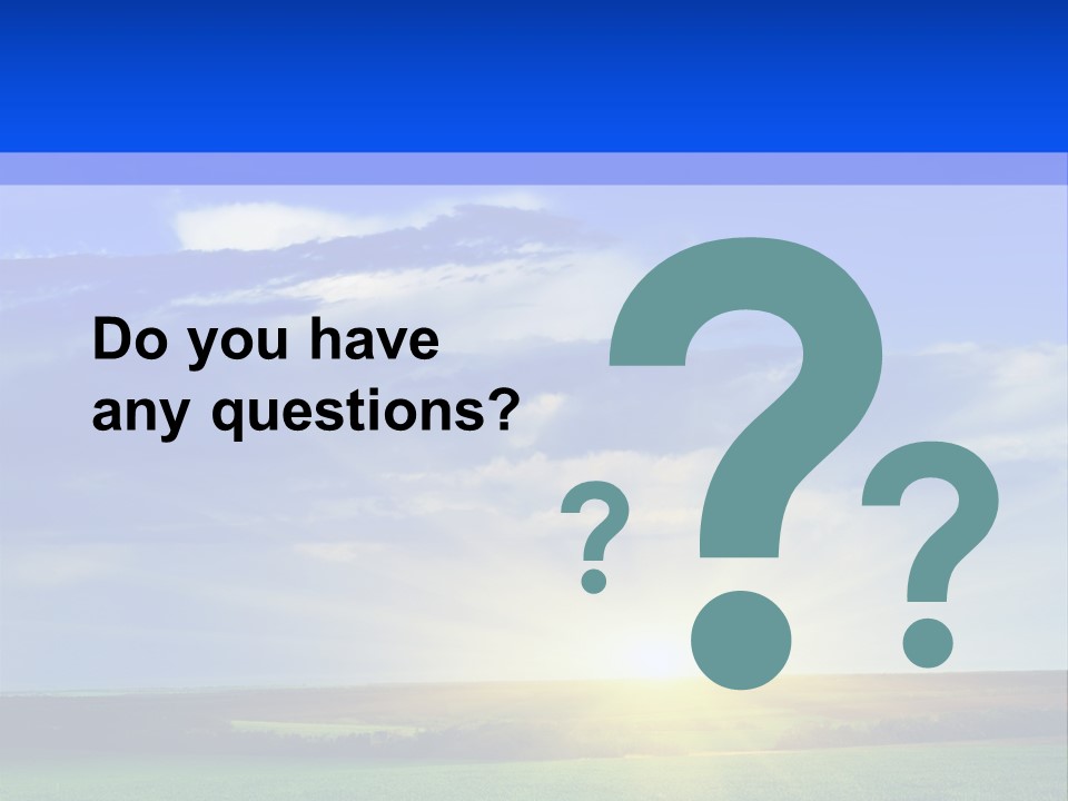 Summer Plant Sunny Day PowerPoint Template