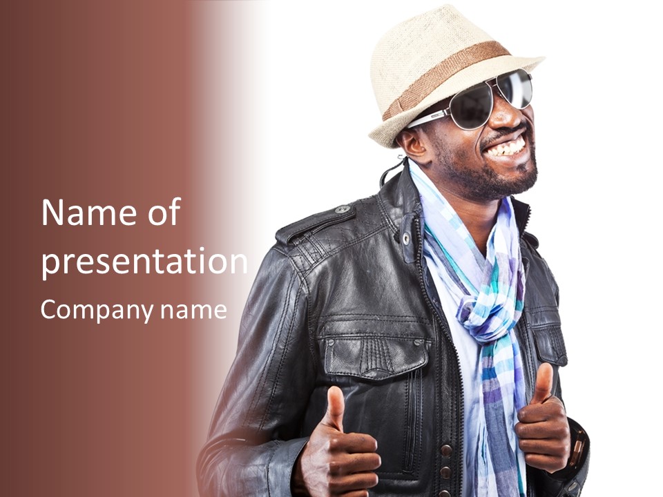 Light Attractive Human PowerPoint Template