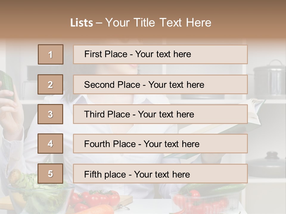 Home Food Ingredients PowerPoint Template