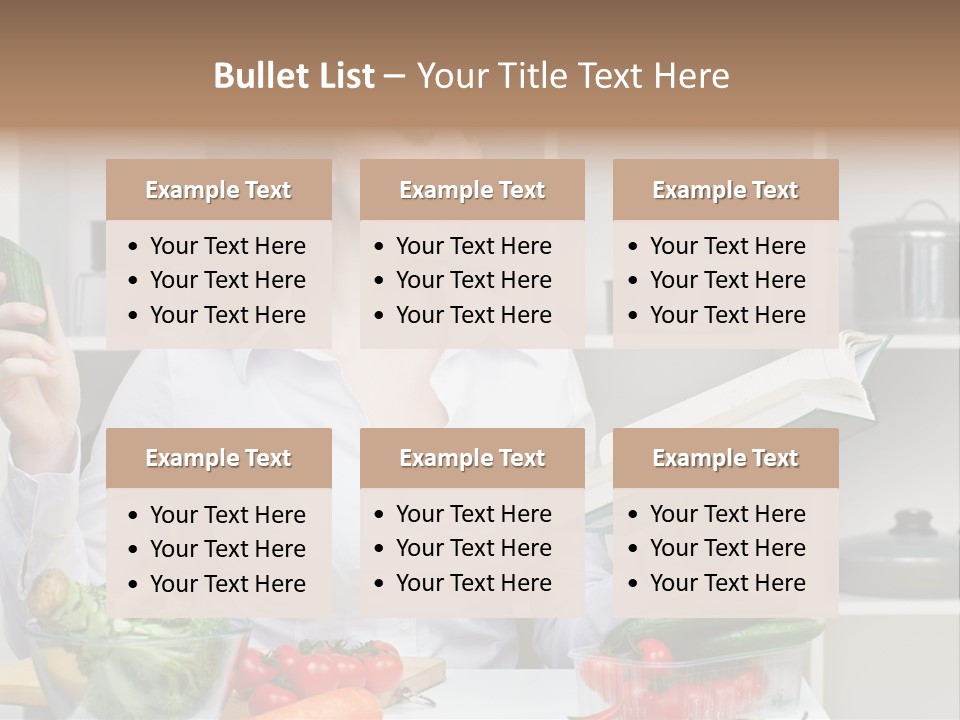 Home Food Ingredients PowerPoint Template