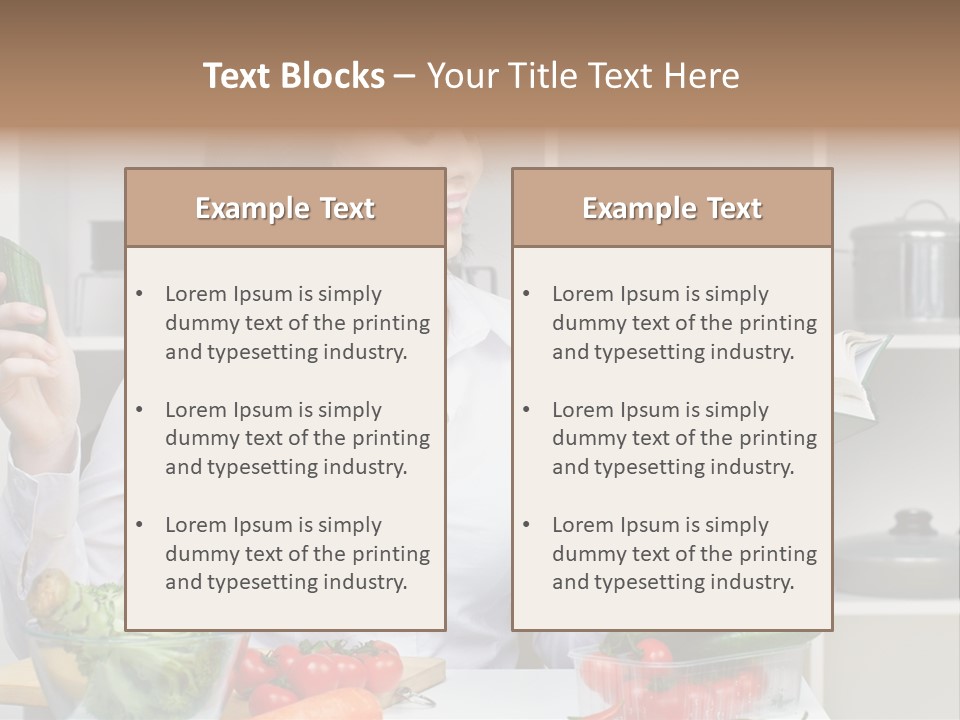 Home Food Ingredients PowerPoint Template