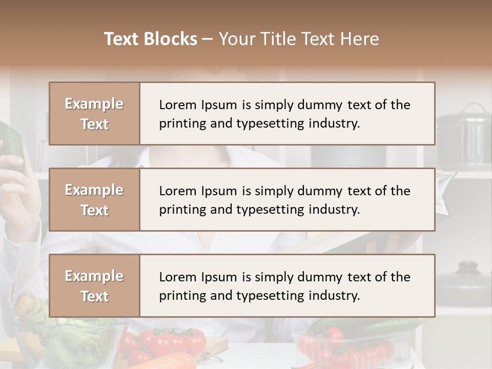 Home Food Ingredients PowerPoint Template