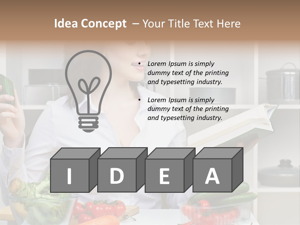 Home Food Ingredients PowerPoint Template