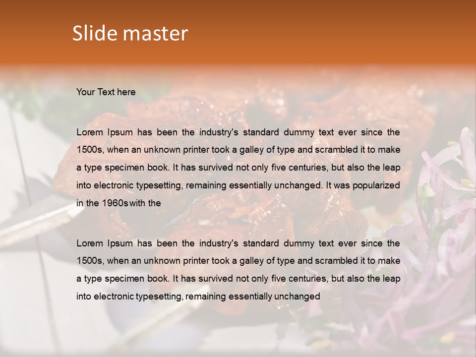 Spit Lunch Nobody PowerPoint Template