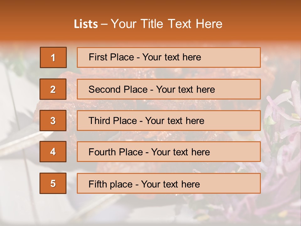 Spit Lunch Nobody PowerPoint Template