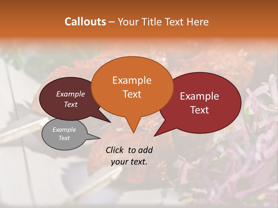 Spit Lunch Nobody PowerPoint Template