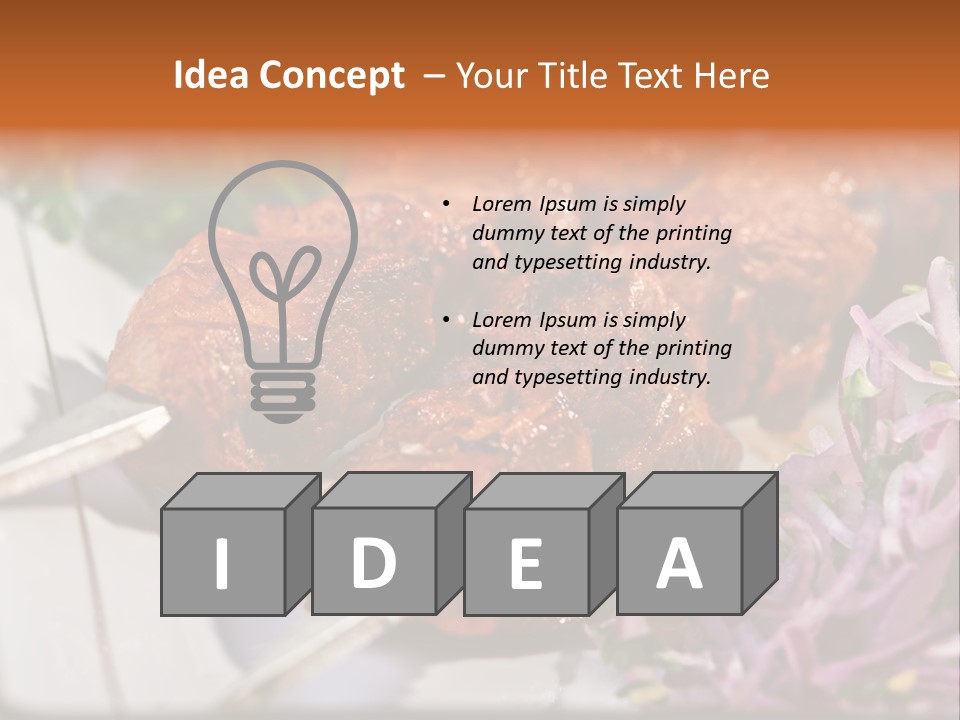 Spit Lunch Nobody PowerPoint Template