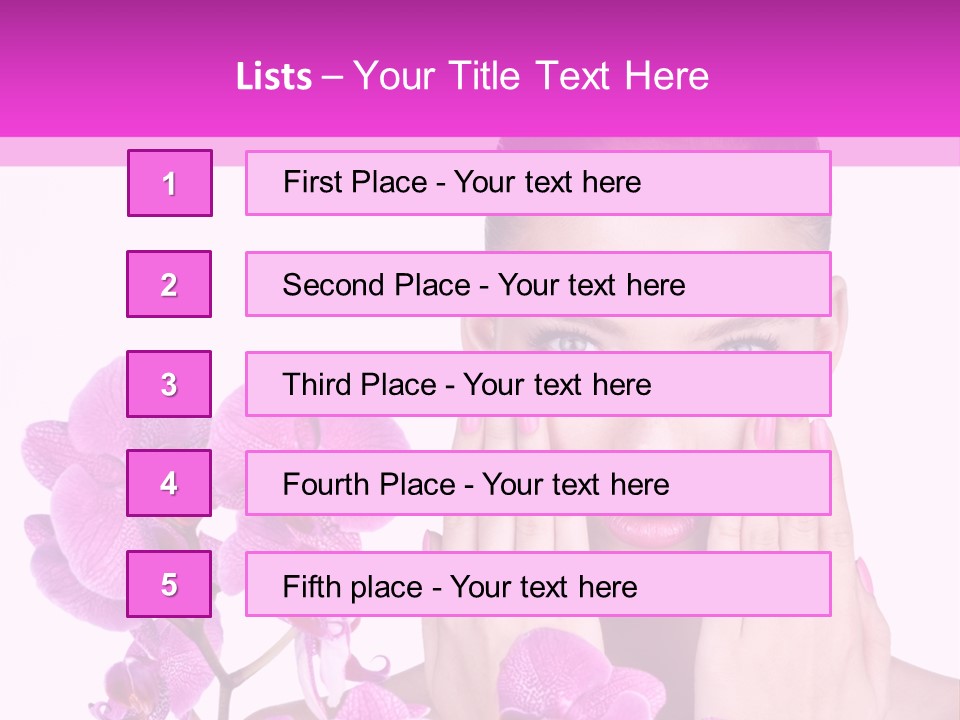 Pink Spa Glamour PowerPoint Template