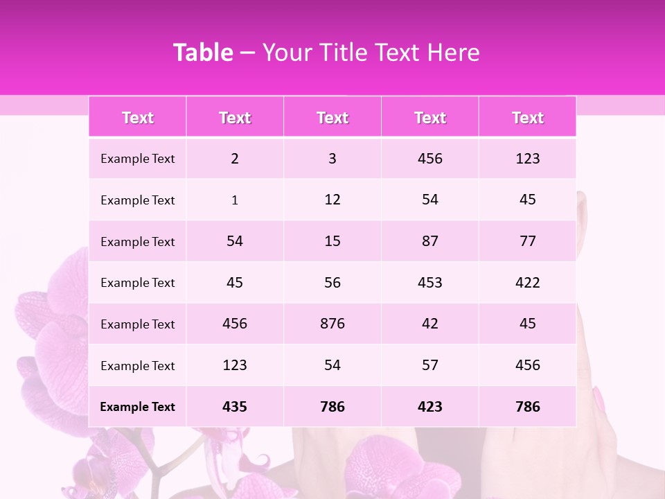 Pink Spa Glamour PowerPoint Template