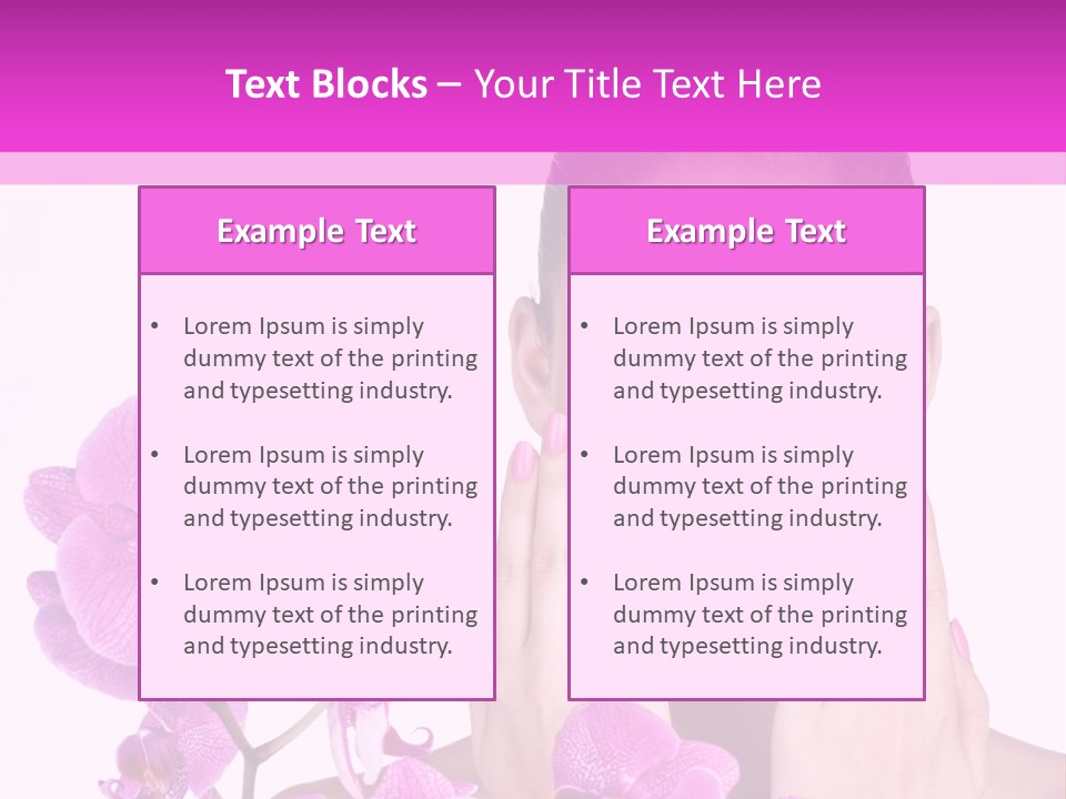 Pink Spa Glamour PowerPoint Template