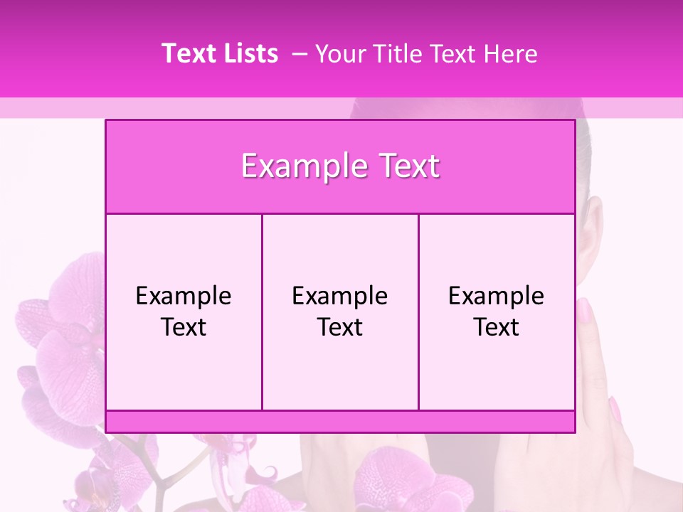 Pink Spa Glamour PowerPoint Template
