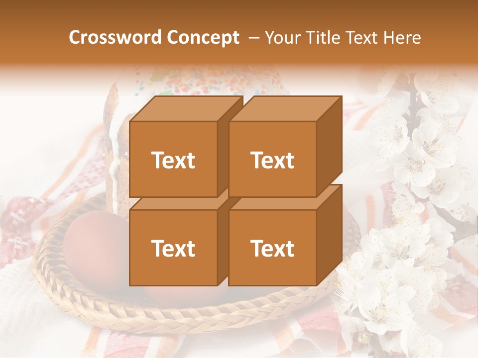 Flower Beautiful Present PowerPoint Template