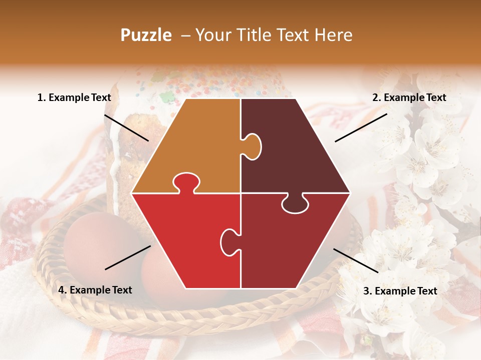 Flower Beautiful Present PowerPoint Template