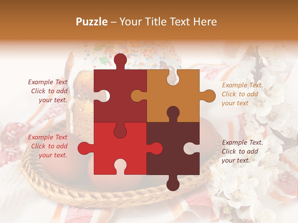 Flower Beautiful Present PowerPoint Template