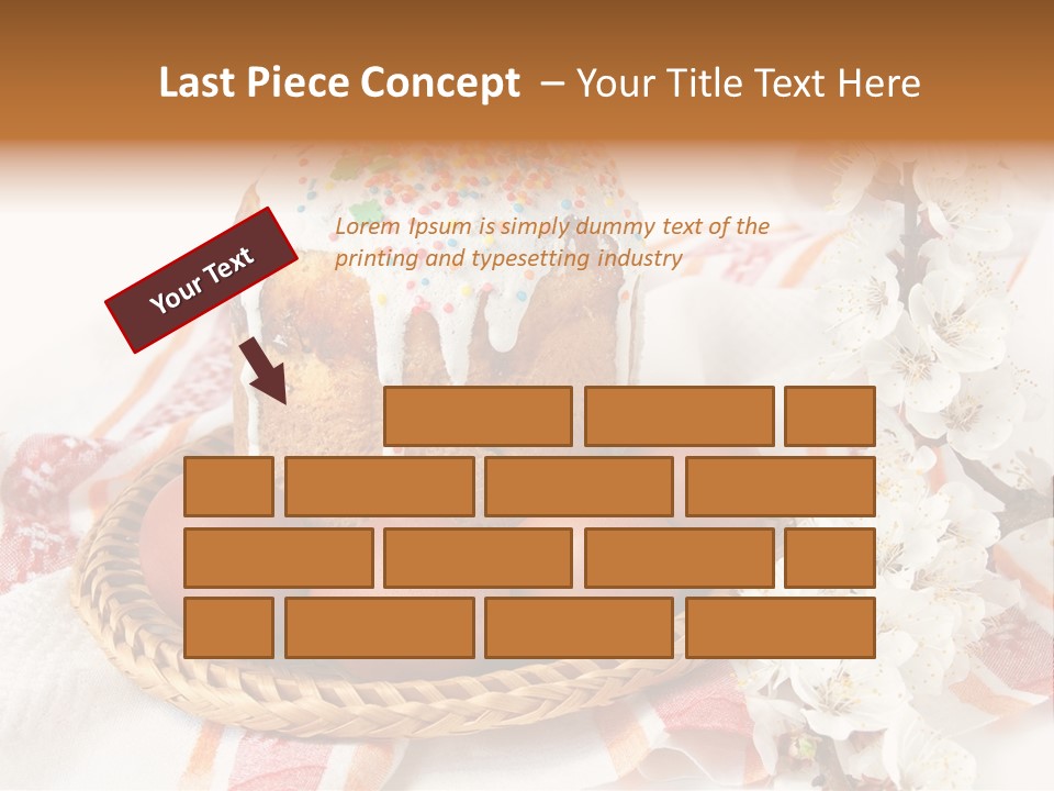 Flower Beautiful Present PowerPoint Template